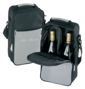 Two Bottle Cooler Bag - Grey