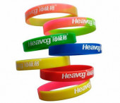 Two Coloured Silicon Wristband