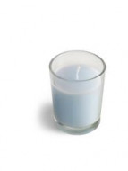 Unscented Candle In A Glass Holder 