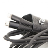 Vegan Leather Bind Cable 