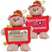 Versatile Business Card Bear With Beanie