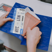 Vinyl Abriana Travel Wallet 