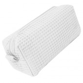 Waffle Weave Small Cosmetic Bag 