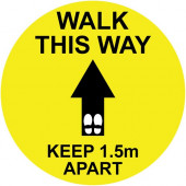 Walk This Way Sticker Pack of 10