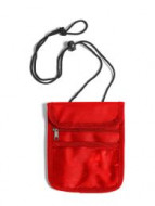 Wallet With Zipped Pocket And Neck Cord 