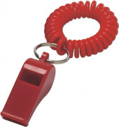 Whistle With Wrist Cord 