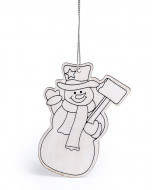 Wood Ornaments Set 