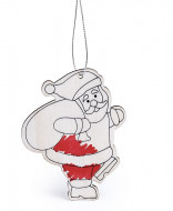 Wood Ornaments Set 