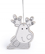 Wood Ornaments Set 
