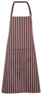 Yarn Dyed Stripe Apron Long Waist 