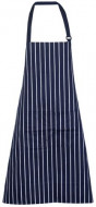 Yarn Dyed Stripe Apron Long Waist 