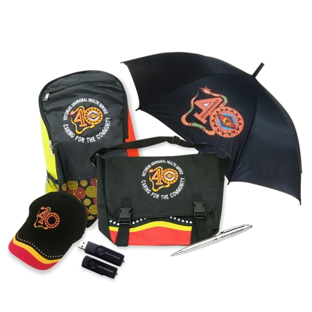 Victorian Aboriginal Health Service Giveaway items