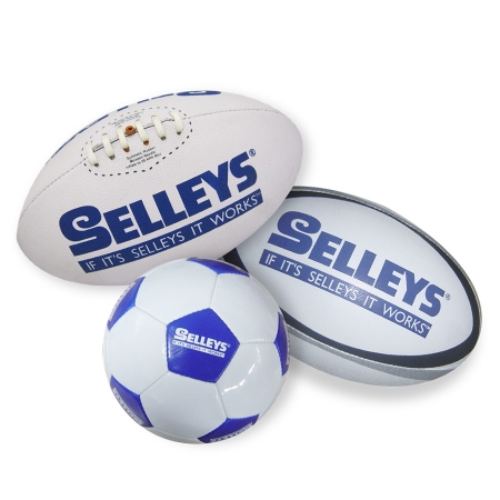 Selleys (Soccer, Rugby & AFL balls)